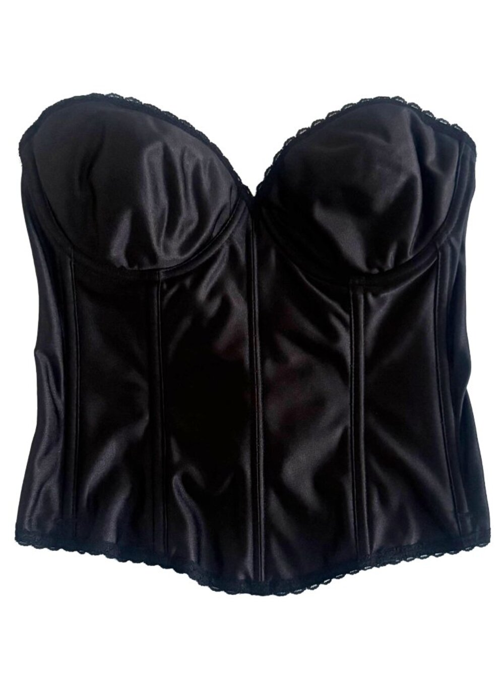 Empire Intimates Black Strapless Corset Bustier 36D